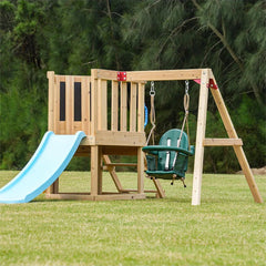 Dynamic Sports Arabian Fox Wooden Swing Set DS-137