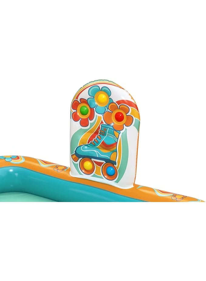 Bestway Retro Groove Play Centre 193cm x 152cm x 74cm 53164
