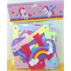Party Banner Unicorn 0826605 - Colorland Toys