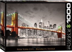 Eurographics Puzzle 1000-Pcs New York City Brooklyn Bridge 6000-0662