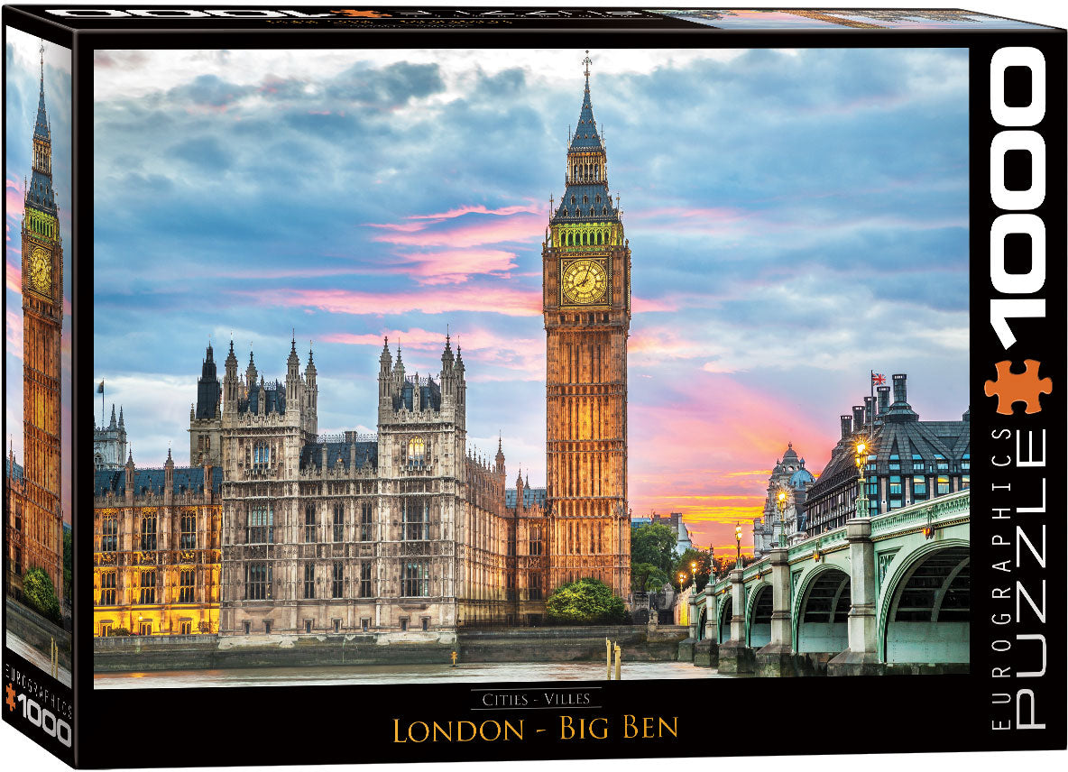 Eurographics Puzzle 1000-Pcs London Big Ben 6000-0764