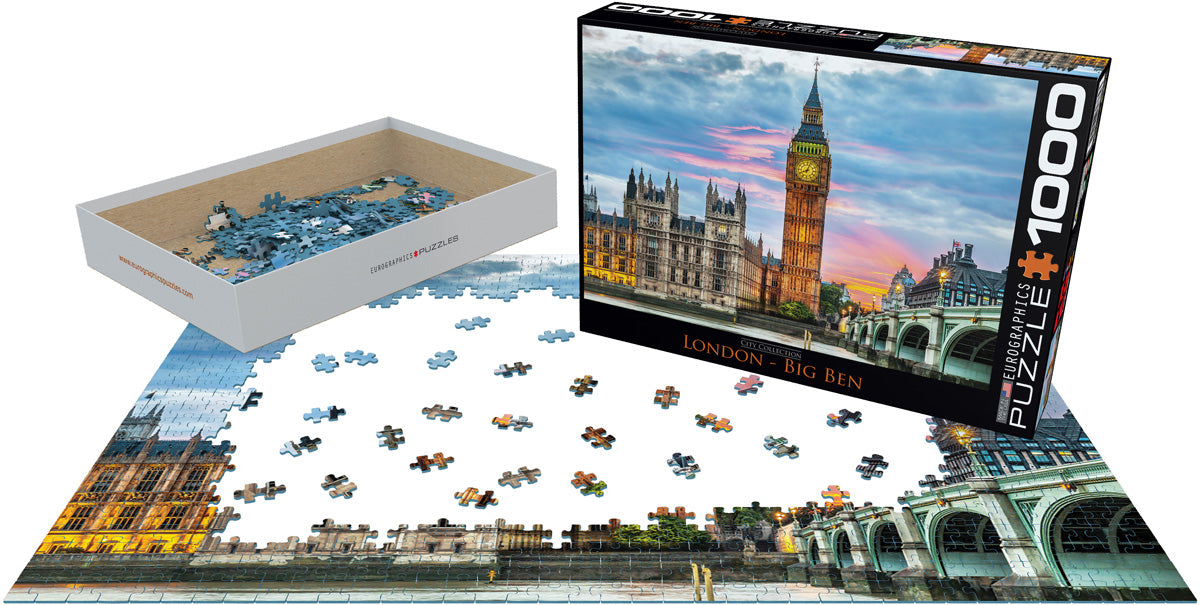 Eurographics Puzzle 1000-Pcs London Big Ben 6000-0764