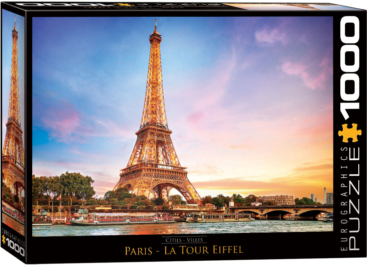 Eurographics Puzzle 1000-Pcs Paris La Tour Eiffel 6000-0765