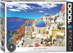 Eurographics Puzzle 1000-Pcs Oia Santorini Greece 6000-0944