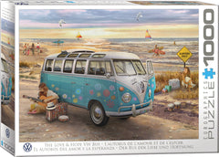 Eurographics Puzzle 1000-Pcs The Love & Hope VW Bus 6000-5310