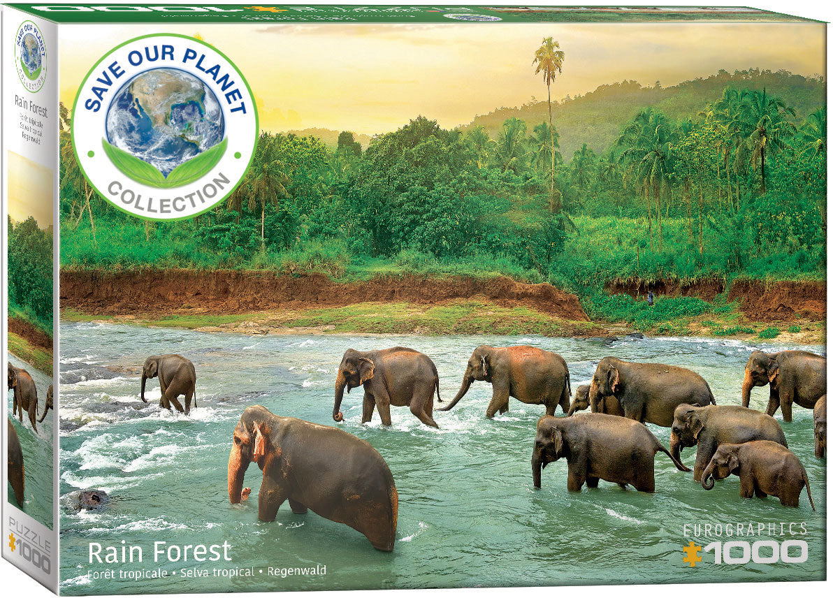 Eurographics Puzzle 1000-Pcs Rainforest 6000-5540