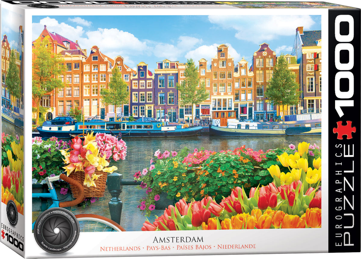 Eurographics Puzzle 1000-Pcs Amsterdam, Netherlands 6000-5865