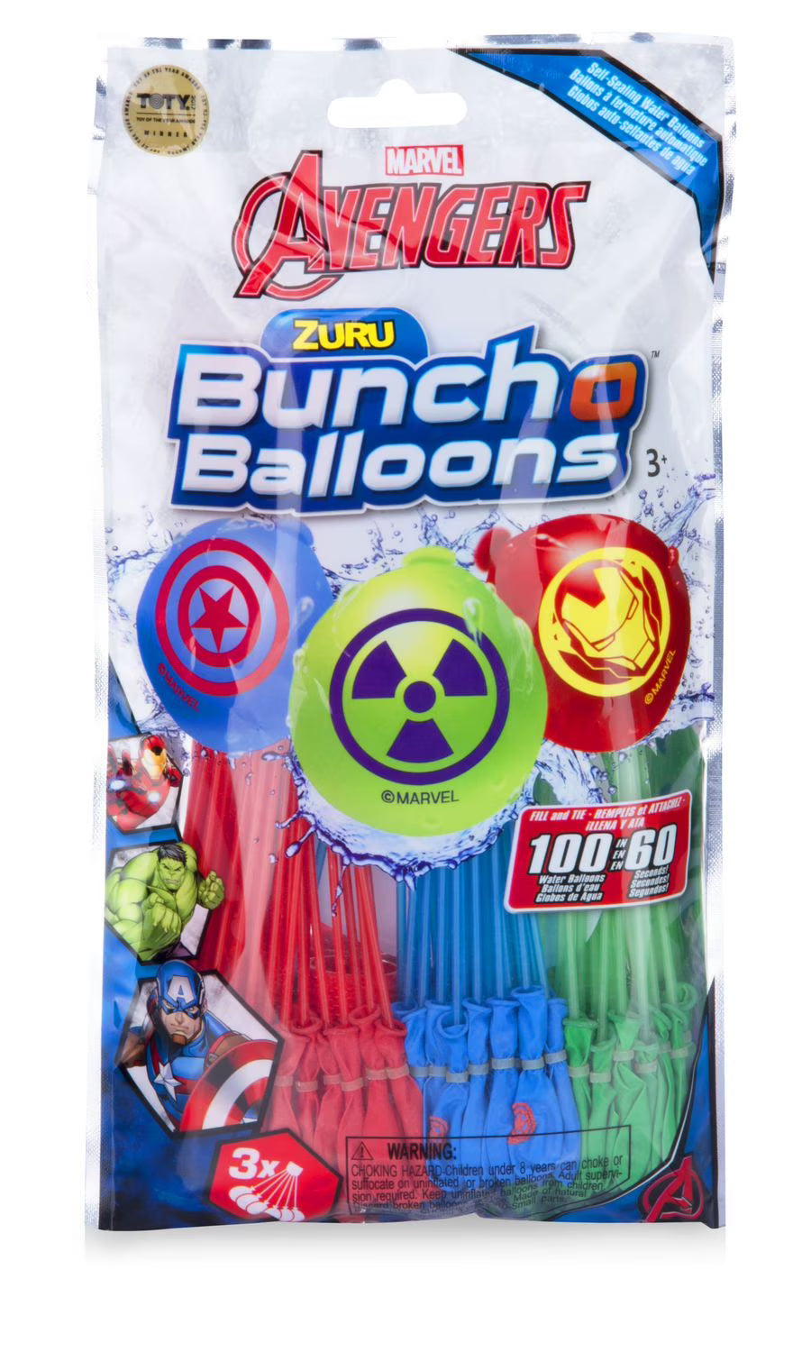 Zuru Marvel Avengers Bunch O Balloons Water Balloons 56102 - Colorland Toys