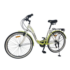 Mogoo Floress Cruiser 21 Speed 26 Inch Bicycle Green - Colorland Toys