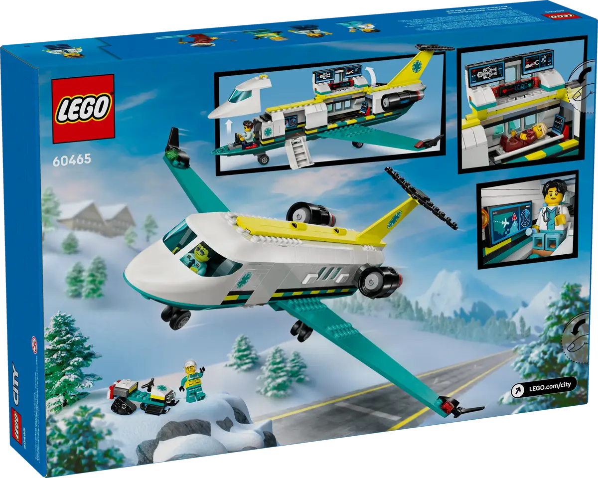 LEGO Emergency Air Ambulance Airplane 60465