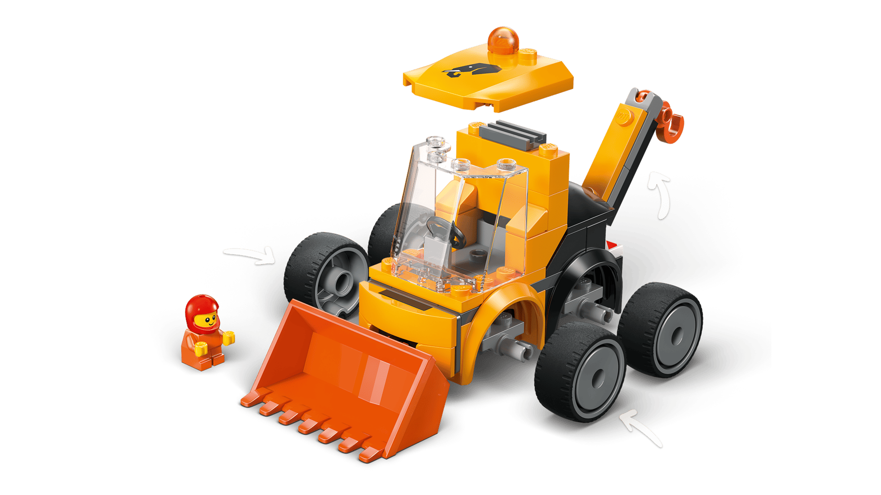 LEGO City Rides - Construction Loader 60483 - Colorland Toys