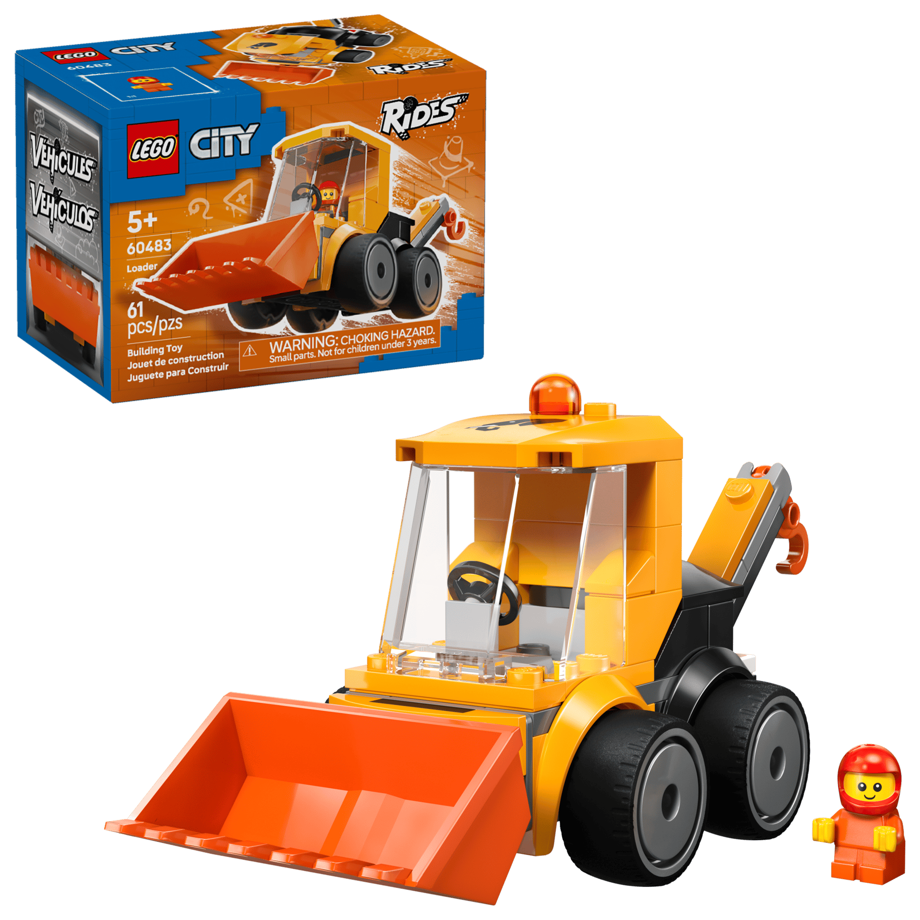 LEGO City Rides - Construction Loader 60483 - Colorland Toys