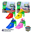 Paw Patrol: The Dino Movie, Pup Squad Jump Shift Flip Racers - Assorted