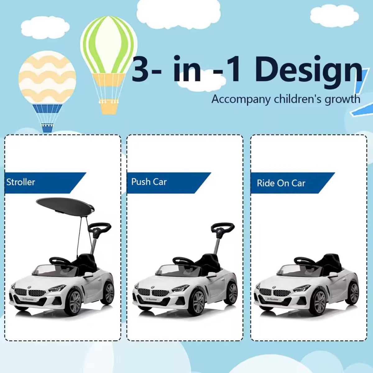 سيارة دفع BMW مع غطاء أبيض 3673C — image 6