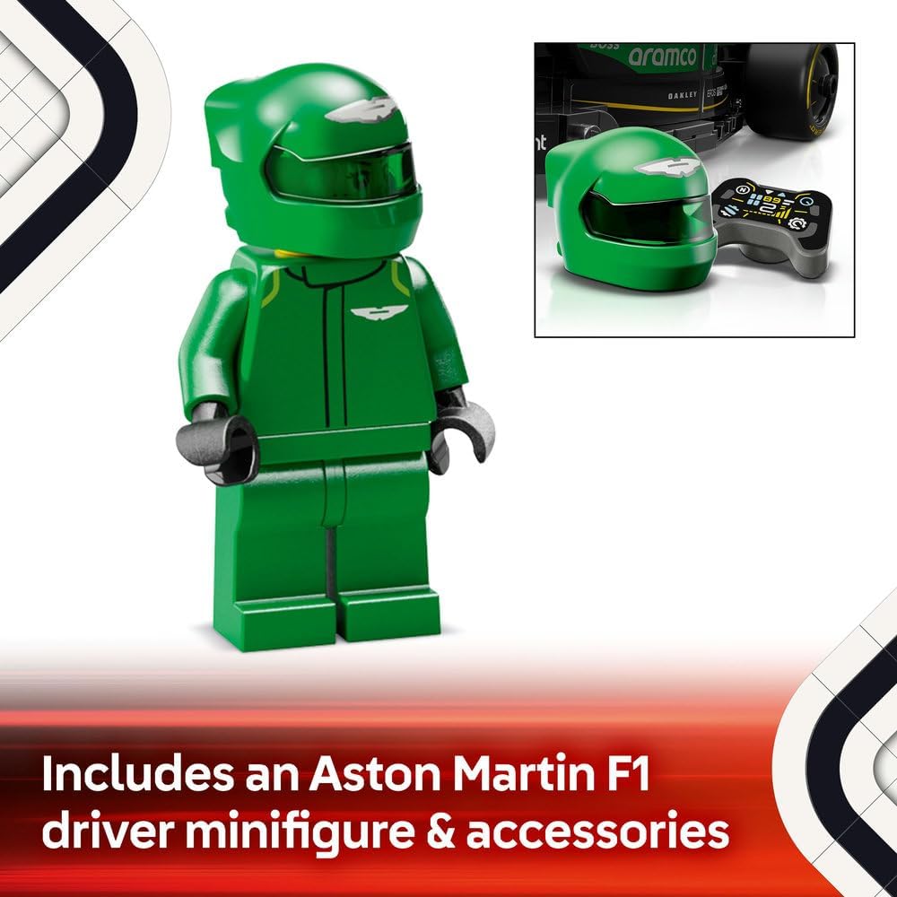 LEGO Aston Martin Aramco F1 AMR24 Race Car 77245 - Colorland Toys