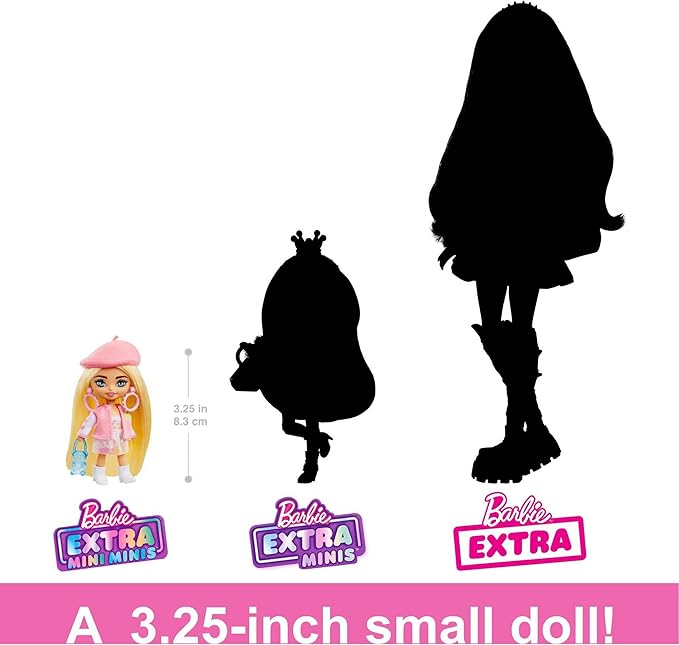 Barbie Extra Mini Minis Doll with Blonde Hair HLN48 - Colorland Toys