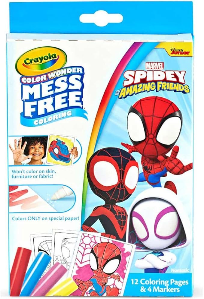 Crayola Color Wonder Spidey And His Amazing Friends Mini Box Set