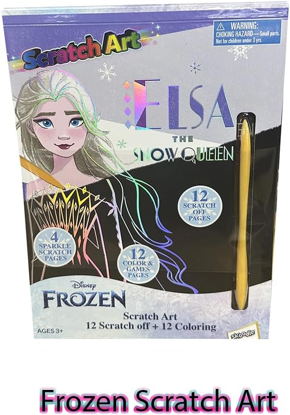 Skoodles Frozen Scratch Art