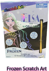 Skoodles Frozen Scratch Art
