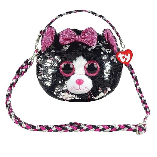 TY Fashion Sequin Cat Kiki Purse 95120
