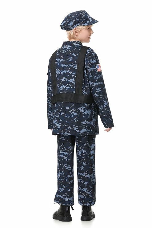 Costume Military Blue 443 6-7 - Colorland Toys