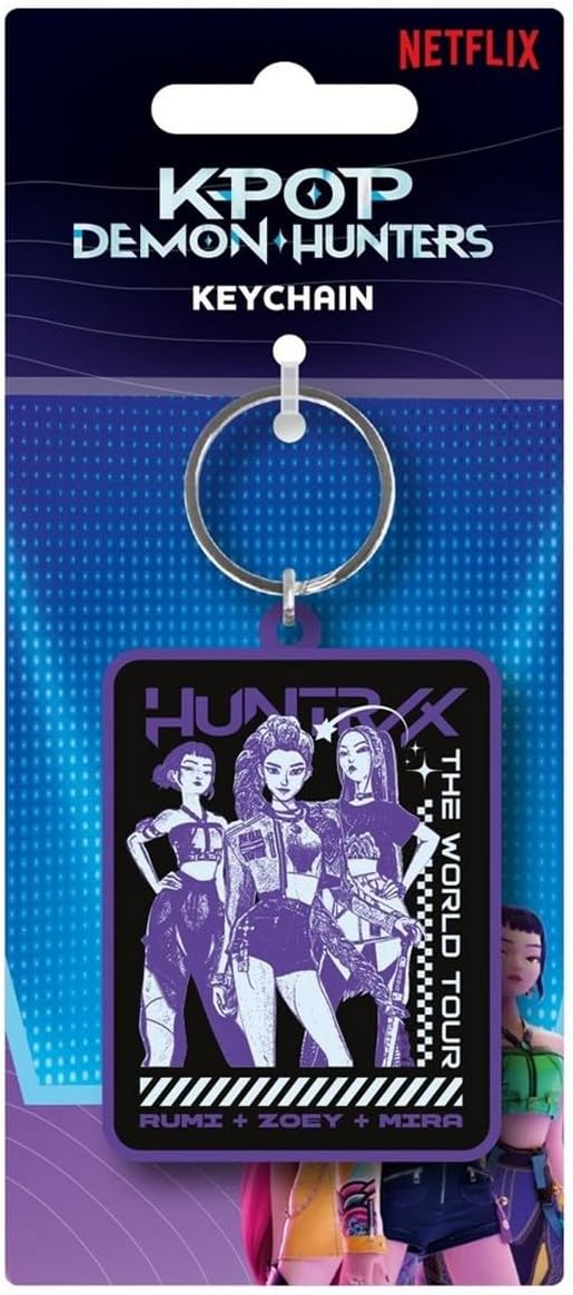 K-Pop Demon Hunters Huntrix Group Pvc Keychain 81015 — image 1