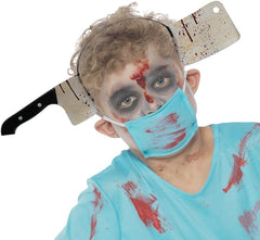 Halloween Zombie Cleaver Headband 349443
