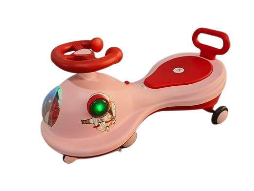 Kids Swing Car Pink/Red MN067