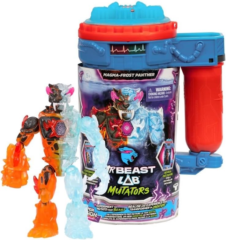 Mrbeast Lab Mutators S2 Mutation Chamber Magma-Frost Panther 24911 - Colorland Toys