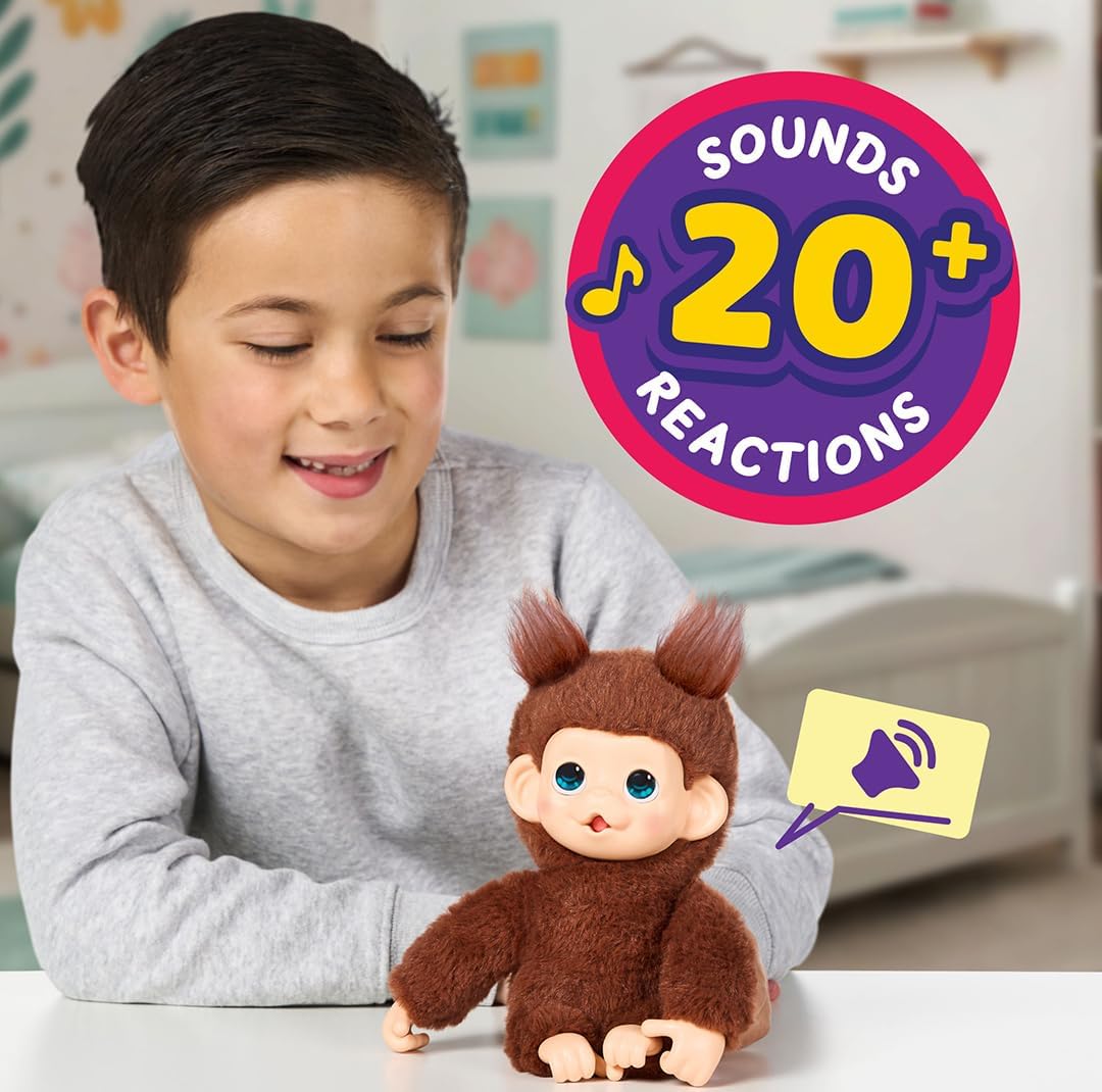 Little Live Pets My Baby S3 Mini Monkey Single Pack Chikki Cherri 26765 - Colorland Toys