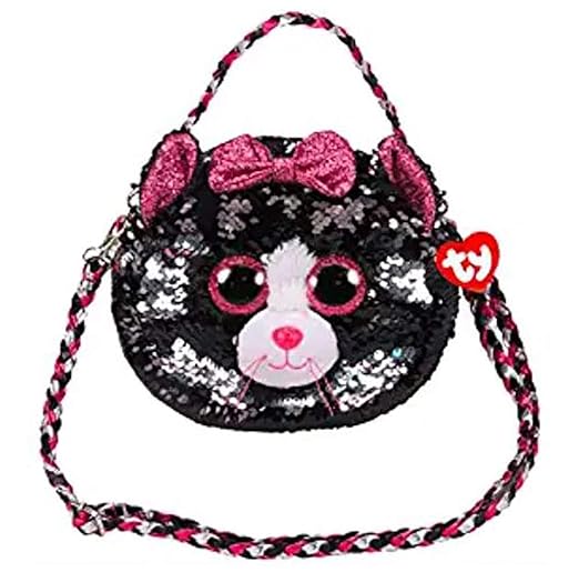TY Fashion Sequin Cat Kiki Purse 95120