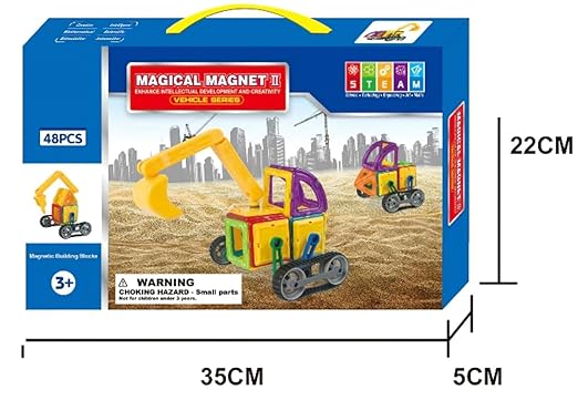 Xinbida Magical Magnetic Blocks 78-Pcs 7211C