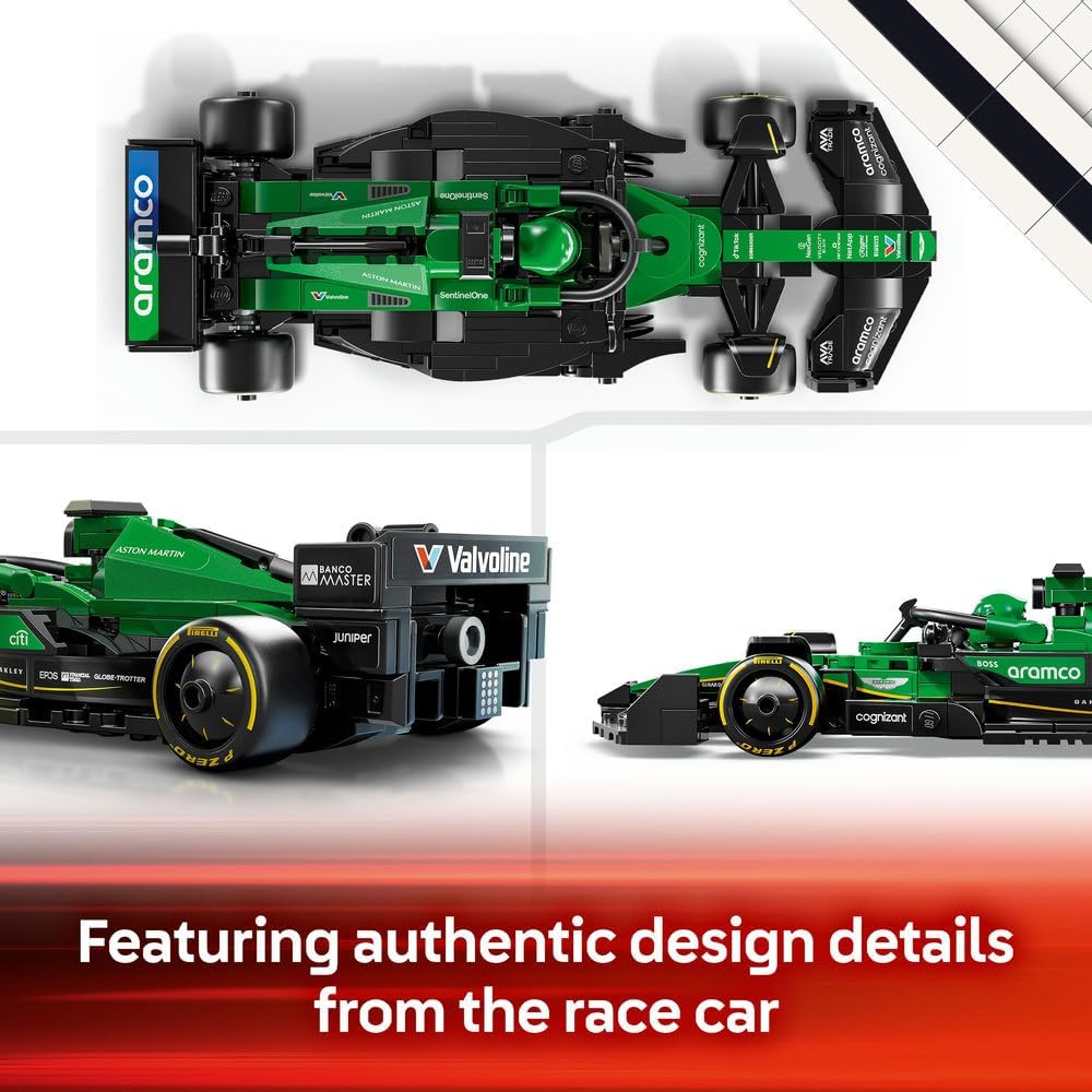 LEGO Aston Martin Aramco F1 AMR24 Race Car 77245 - Colorland Toys