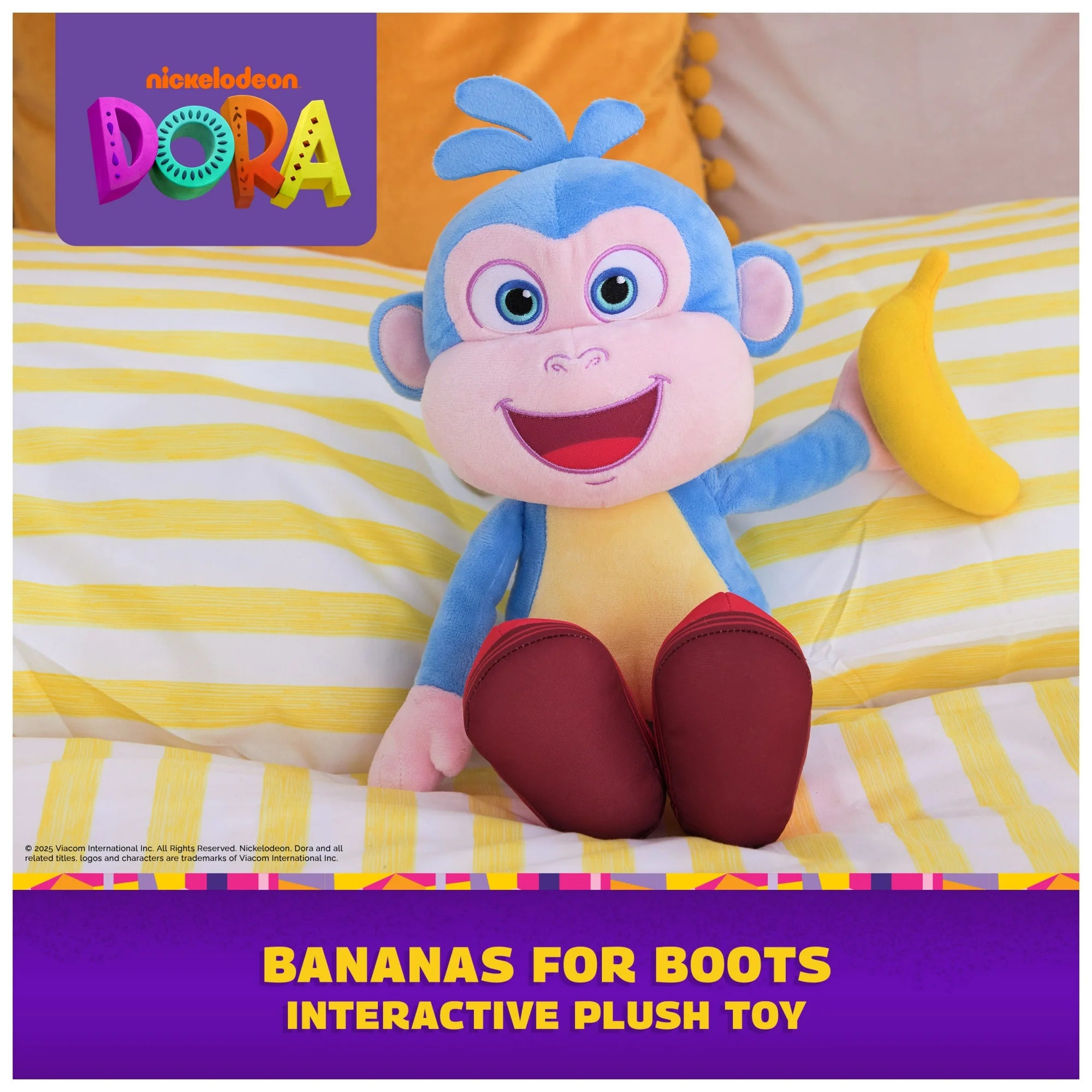 Dora The Explorer Feature Bananas Boots Plush 13-Inch 6072733 - Colorland Toys