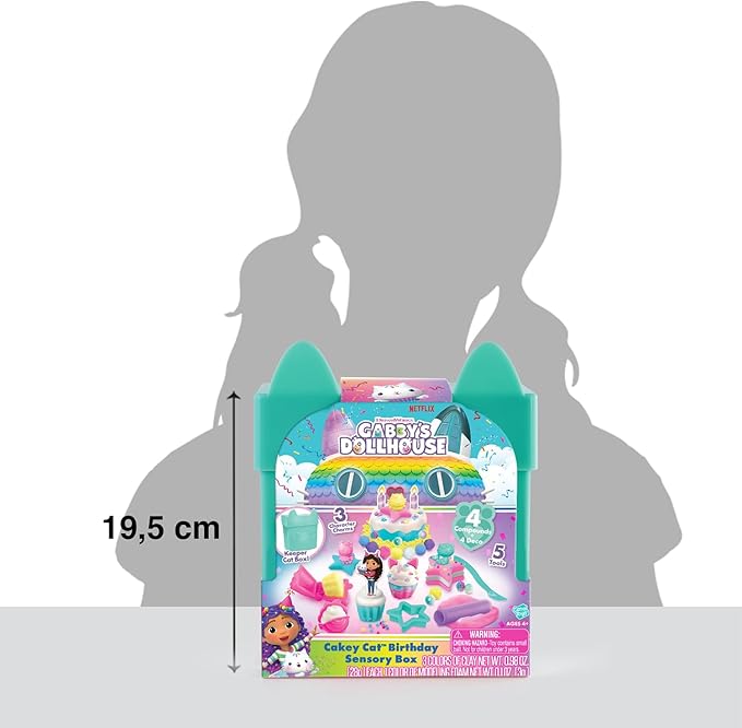 Gabby's Dollhouse Cakey Birthday Cat's Box - Colorland Toys