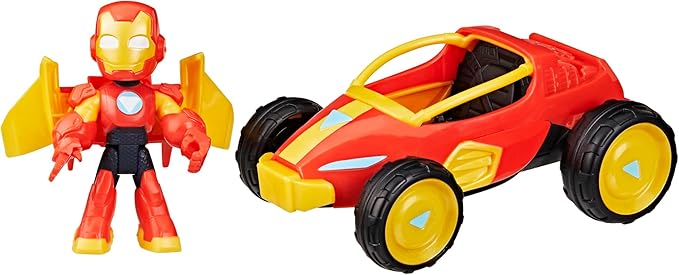 Marvel Iron Man And His Awesome Friends Vehicle And Figure - Iron Man G1471