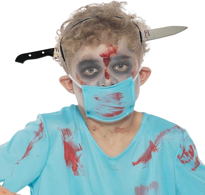 Halloween Zombie Knife Headband 349442