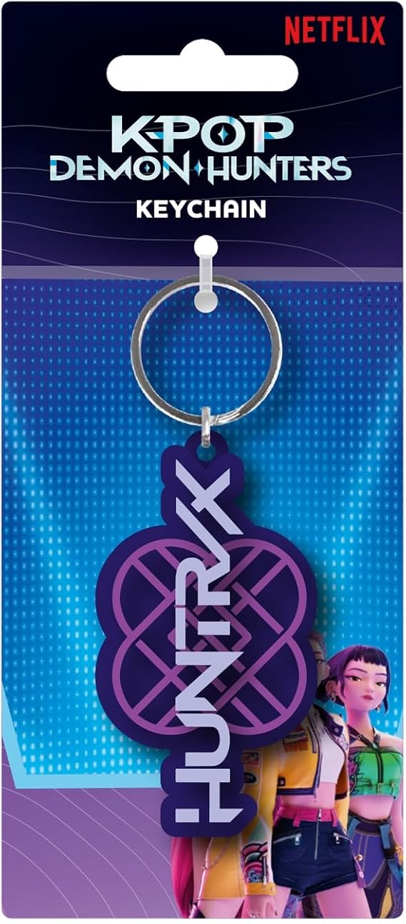 K-Pop Demon Hunters Huntrix Logo Pvc Keychain 81023 — image 2