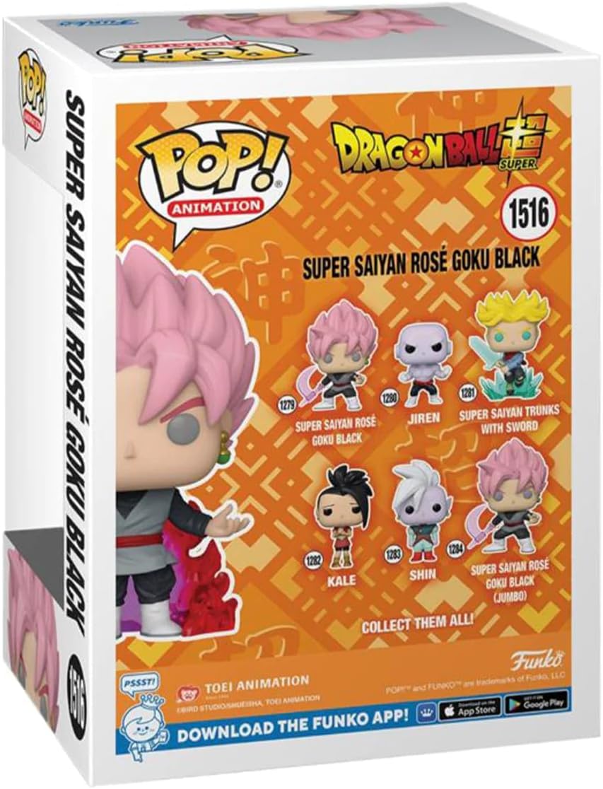 Funko Pop Animation Dragon Ball Super Goku Rose Black Exclusive FU76944 — image 4