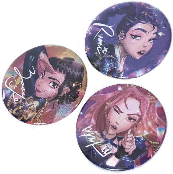 K-Pop Demon Hunters Badge Pack 3Pcs 81012 — image 2