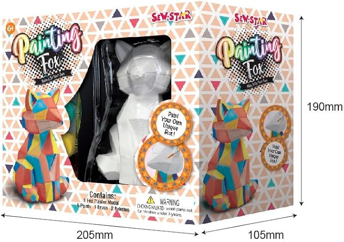 Sew Star Paint Your Own Unique Fox SS-19-127 - Colorland Toys