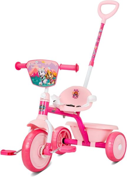 Spartan Paw Patrol Tricycle with Pushbar-Girls SP-5009 - Colorland Toys