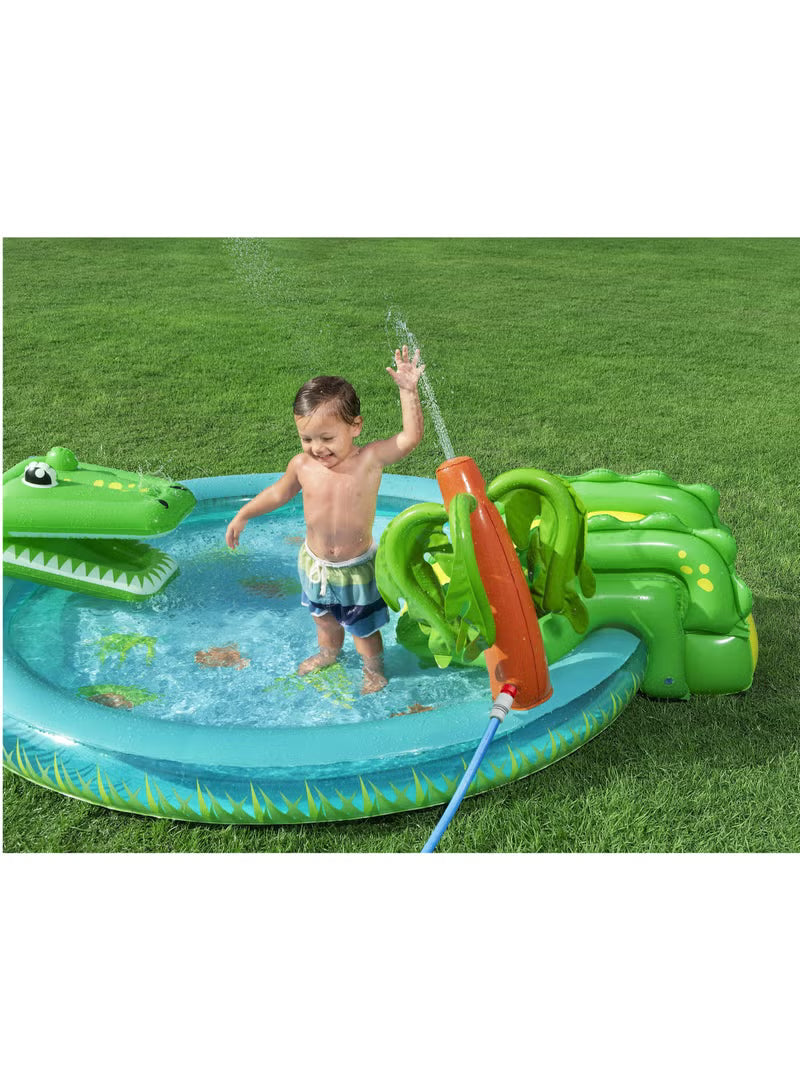 Bestway Playcentre Crocodile Cove 224cm x 181cm x 72cm 53166