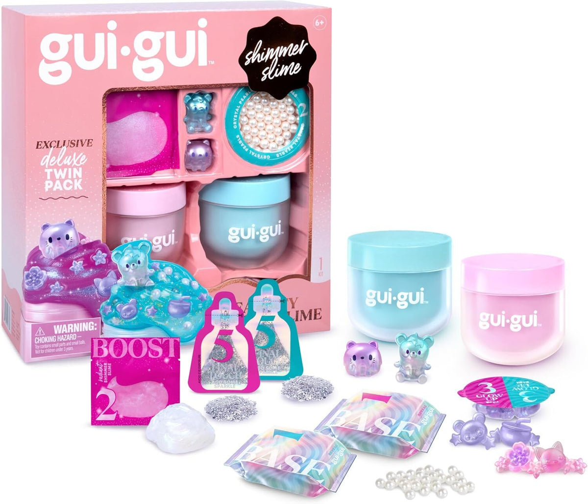 Gui Gui Shimmer Slime Deluxe Twin Pack 90738 - Colorland Toys
