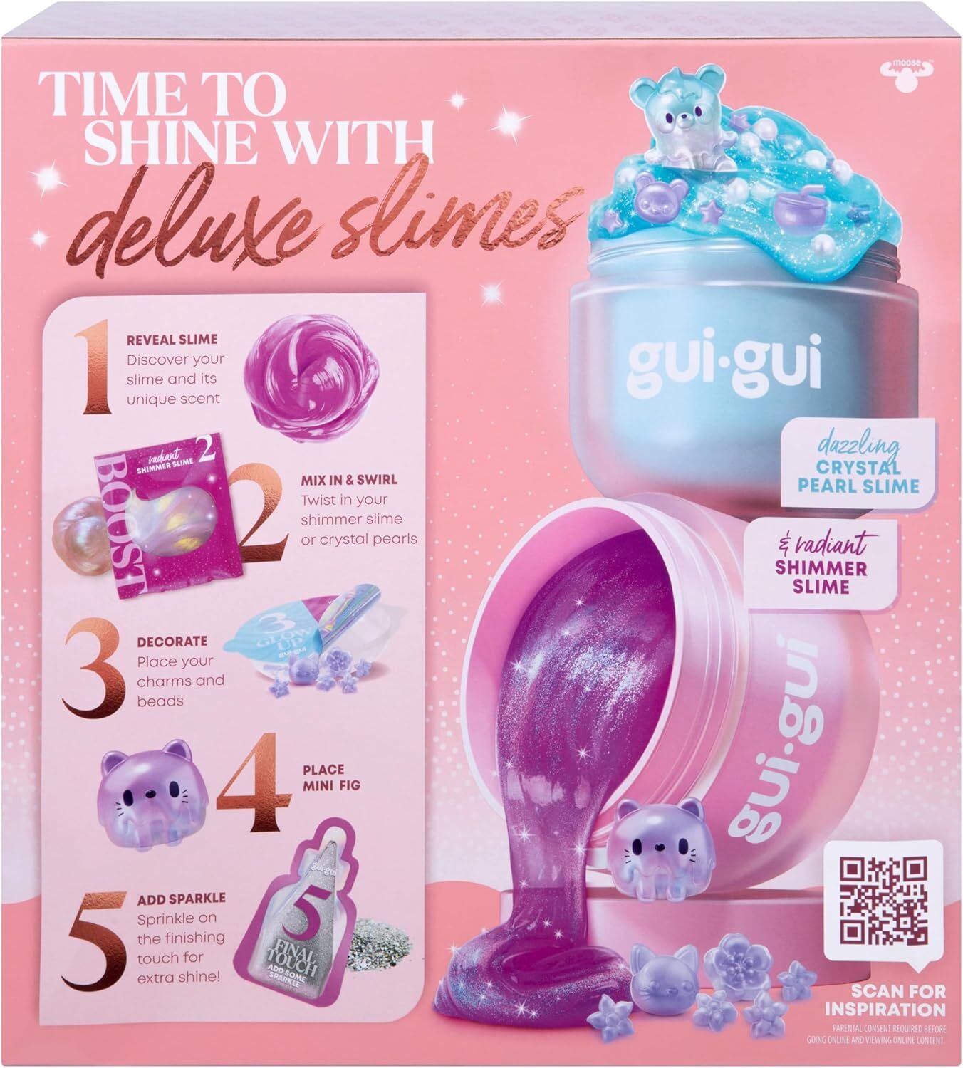 Gui Gui Shimmer Slime Deluxe Twin Pack 90738 - Colorland Toys
