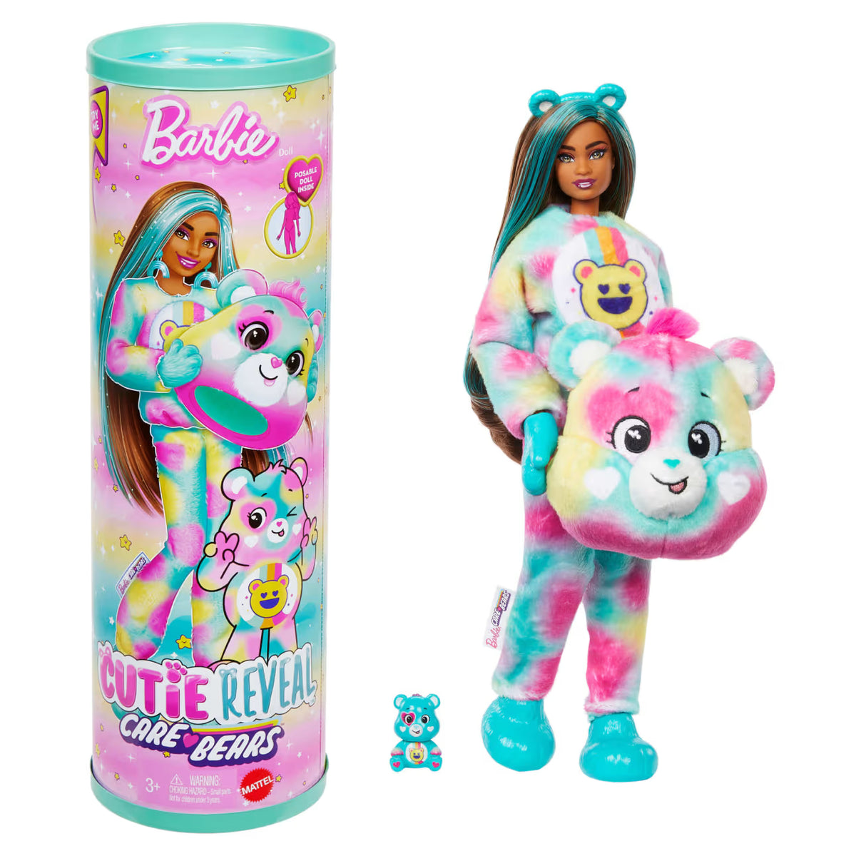 Barbie Cutie Reveal Care Bears Series 2 - Good Vibes Bear JFV62 — image 1