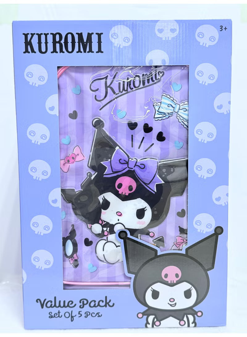 Sanrio Kuromi 5 In 1 Trolley Bag 16-Inch FKVPT16-408 - Colorland Toys