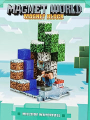 Magnet World Magnetic Block Hillside Waterfall 56-Pcs T9914