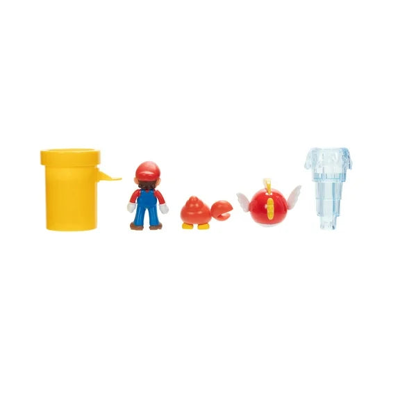 Super Mario Bros Sparkling Waters Diorama Set 2.5inch 41365