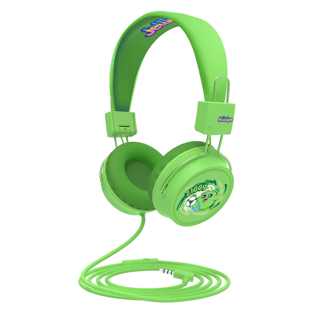 Booma Beats Wired Headphones (Green)